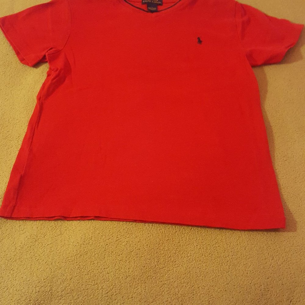 Ralph Lauren Polo Boys T shirt Size 7